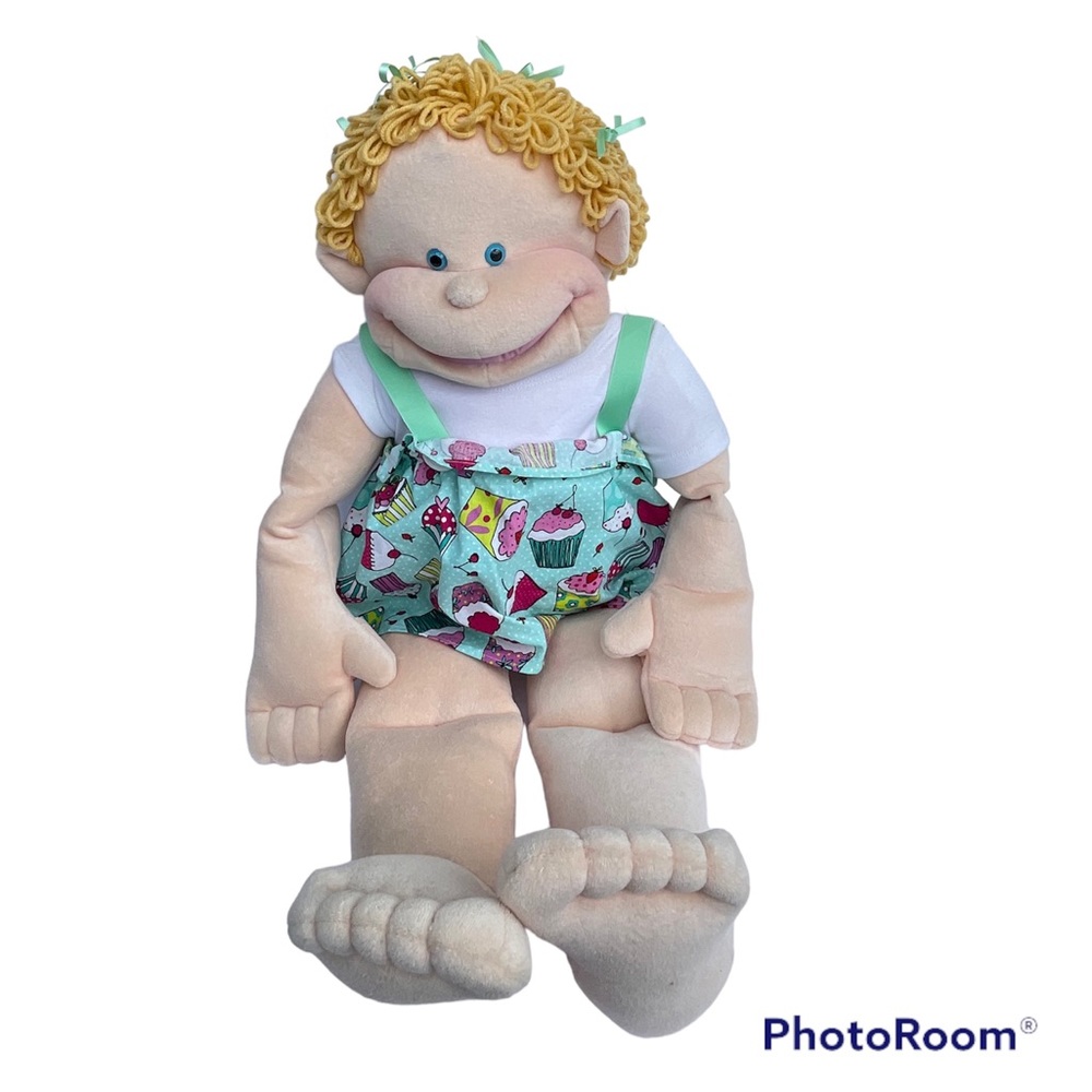 Vintage 80’s RIGADOON GANG Priscilla PUPPET Full Body Plush Doll 1988 McMartin
